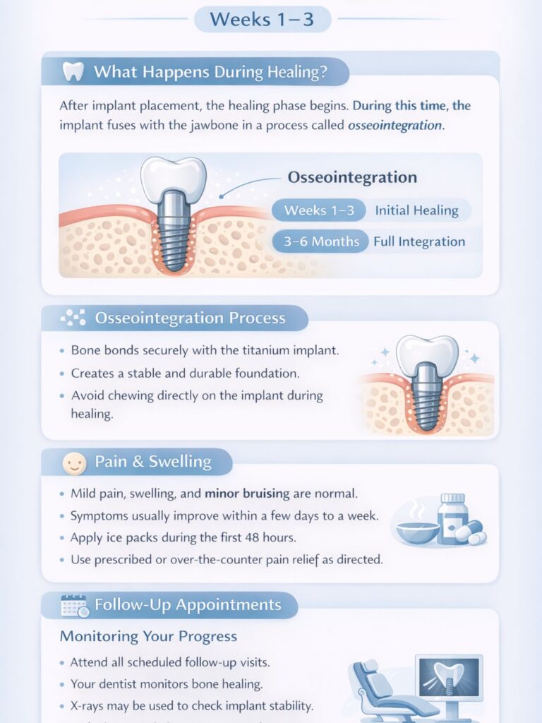 dental implant healing period