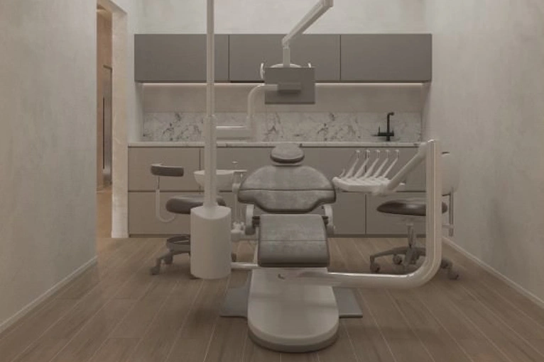 dental treatment chair in signature smile dental office