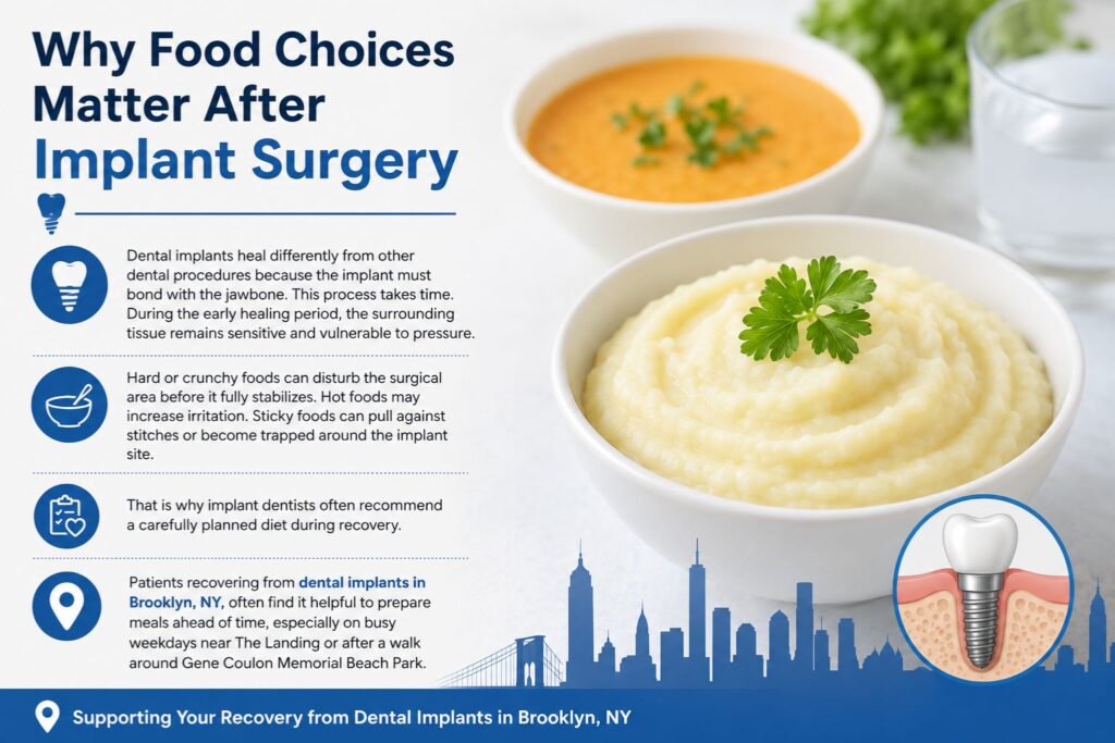why food choices matter after implant surgery